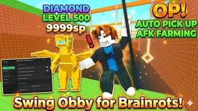 Swing Obby for Brainrots!